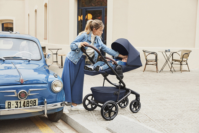 EASYWALKER Kočík kombinovaný Jimmey 2v1 Pepper Black LITE RWS