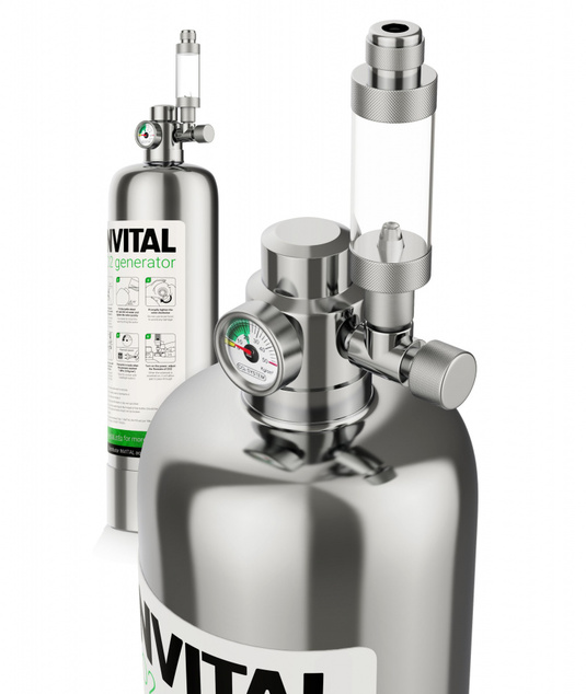 INVITAL CO2 Generator bez nočného vypnutia s 2l fľašou