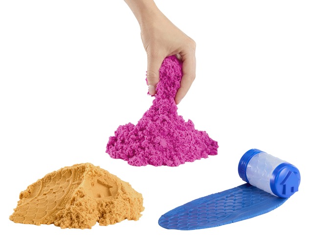 Wonder Factory Nisip care nu se usucă și plastilină în geantă