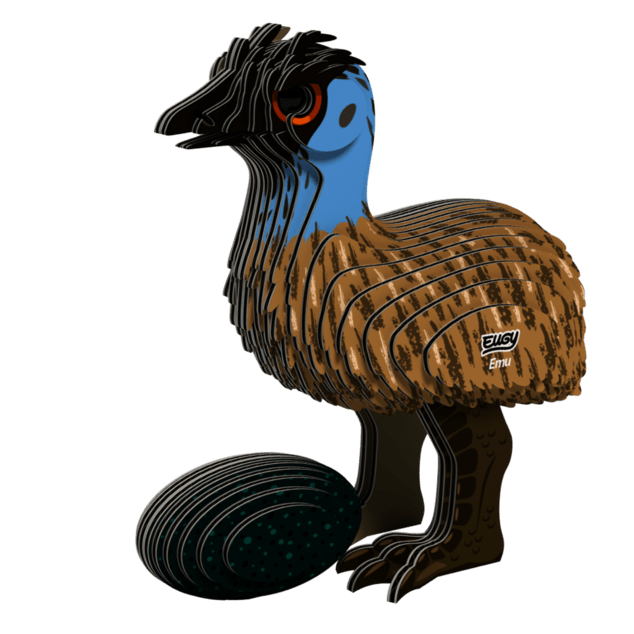 EUGY Emu 3D puzzle di cartone