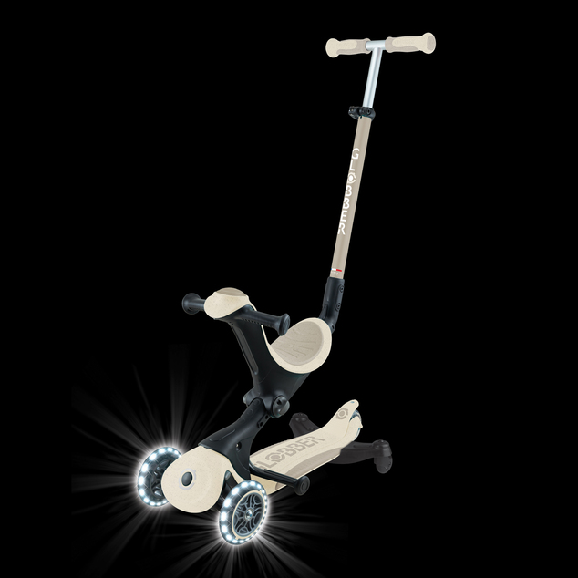 Globber kolobežka Go Up deluxe lights ecologic 360 ° coconut