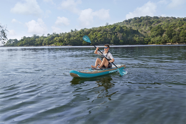 Bestway Glider Elite™ Paddleboard-Set mit abnehmbarem Sitz - 15 x 79 x 381 cm