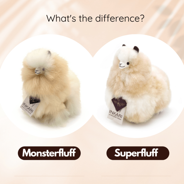 INKARI Plyšová hračka Alpaca Small Monsterfluff Sahara 23cm