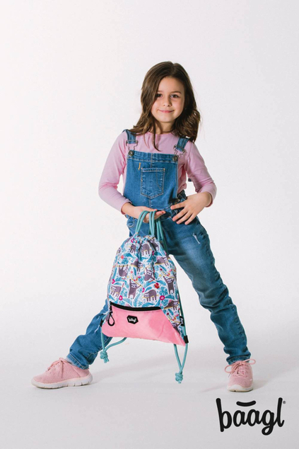 BAAGL SET 3 Zippy Perezoso: mochila, estuche, bolsa