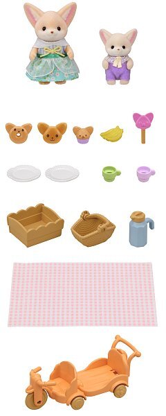 Sylvanian Families Líšky Fenek idú na piknik
