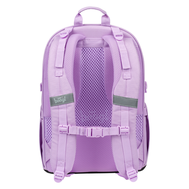 BAAGL Školský batoh Core Lavender