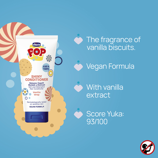 Chicco Kondicionér na vlasy Pop Vanilla wrap 150ml
