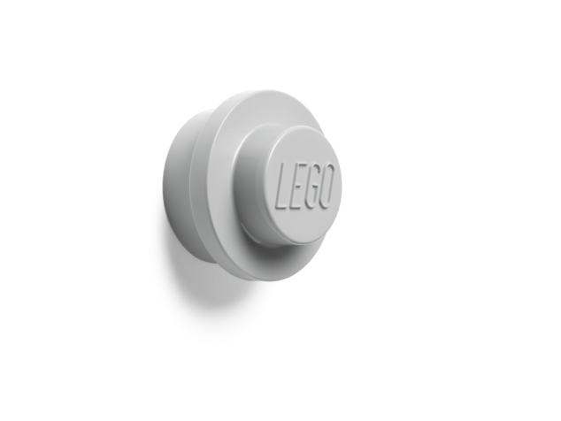 LEGO® vešiak na stenu, 3 ks - biela, čierna, šedá