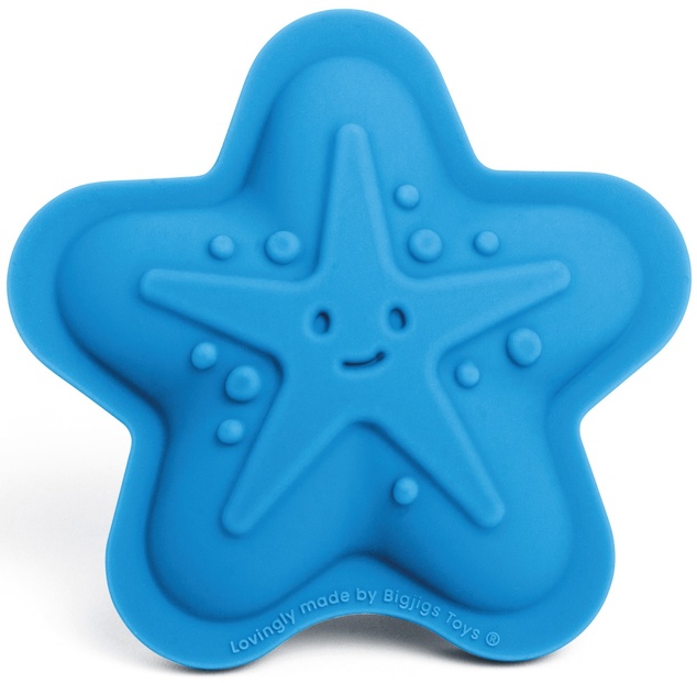 Bigjigs Toys Silikonové formičky modré Ocean