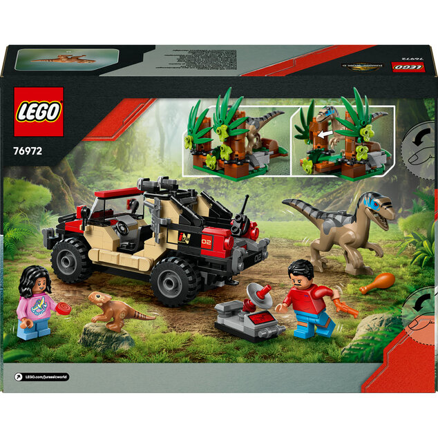 LEGO® Jurassic World™ 76972 Únik pred raptorom v terénnom aute