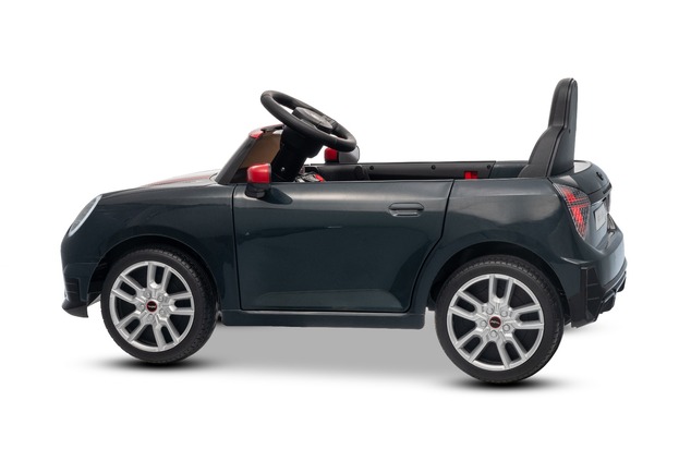 Elektrické autíčko BMW Mini Cooper 12V, čierne, USB Vstup s Bluetooth pripojením na MP3 Pr
