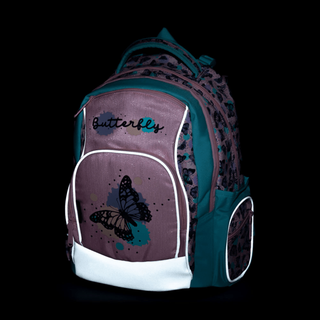 Mochila escolar OXY GO Mariposa