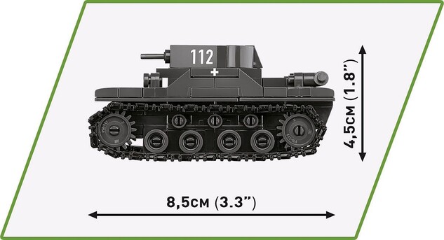 Cobi 3 tanky: Panzer I, Valentine IX, Renault R, 1:35, The Tank Museum, Les Blindes in Sau
