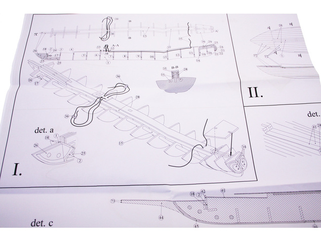 Dušok La Real Galeere 1571 1:72 kit