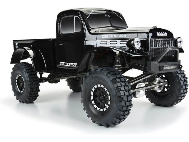 Pro-Line karoserija 1:10 Dodge Power Wagon 1946 crna (Crawler 313 mm)