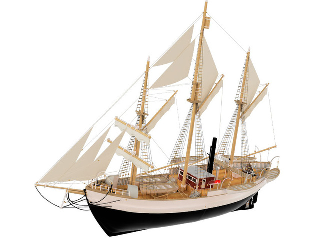 Modell-Tec Fram I. výskumná polárna loď 1:50 kit