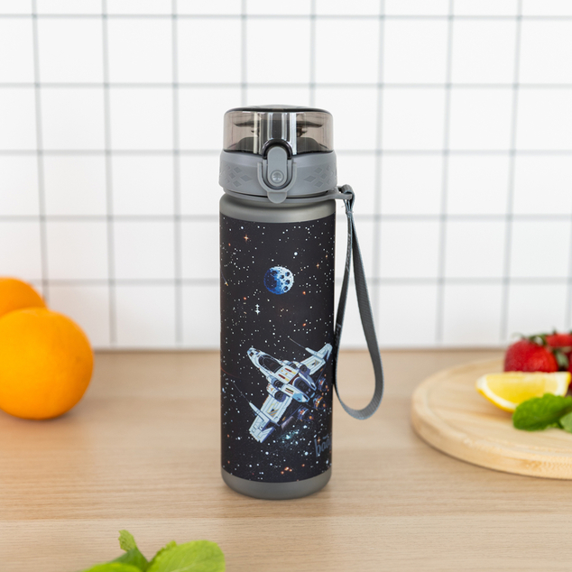 BAAGL Tritan-Flasche für Getränke Pixel Space, 500 ml