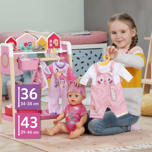 BABY born Porte-vêtements avec étagère