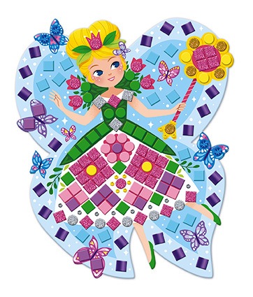 Janod Atelier Mozaika Princezné a víly Maxi 5+