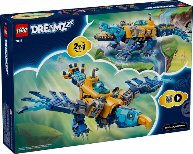 LEGO® DREAMZzz™ 71512 Krokodília ponorka