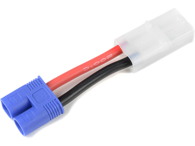 Konverzný kábel Tamiya batéria - EC3 prístroj 14AWG
