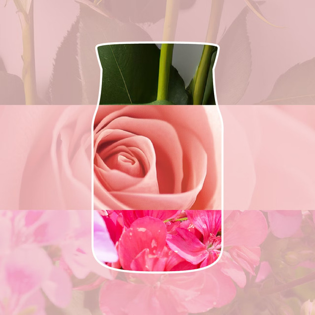 YC Signature Kerze Groß Fresh Cut Roses