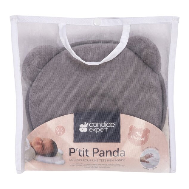 Cuscino Panda, Grigio Scuro