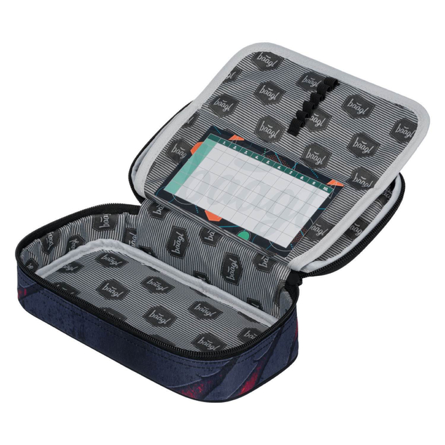 BAAGL SET 5 Core Lava: Rucksack, Federmäppchen, Beutel, Gürteltasche, Laptop-Hülle