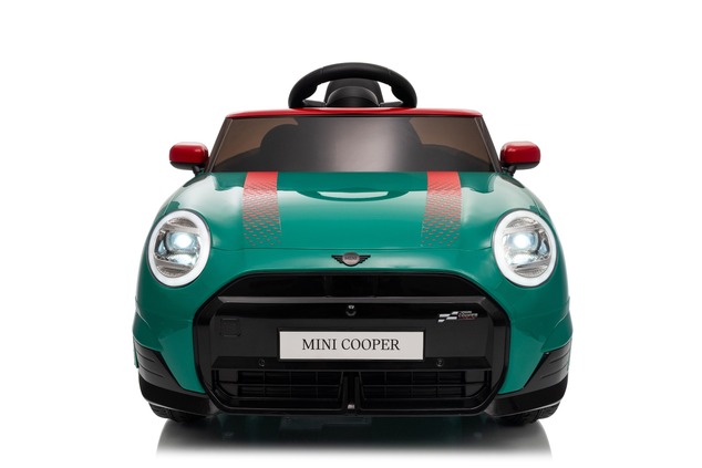 Elektrické autíčko BMW Mini Cooper 12V, zelené, USB Vstup s Bluetooth pripojením na MP3 Pr
