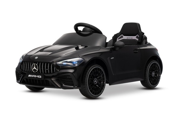 Elektrické autíčko Mercedes CLE 12V s pohonom zadných kolies, čierne, Jednomiestne, Lítiov