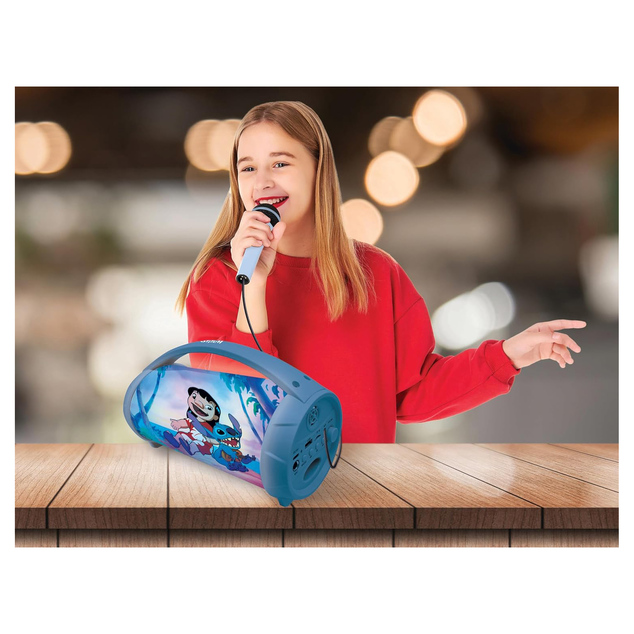 Altavoz con micrófono Boombox Disney Stitch