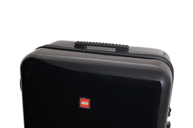 LEGO® Luggage ColourBox Minifigure Head 28" - Čierny