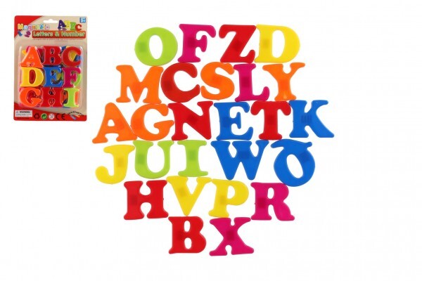 Magnetické písmená 4cm cca 27ks