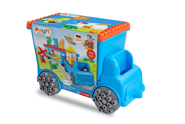 Abschleppwagen-Bausatz mit Zahlen