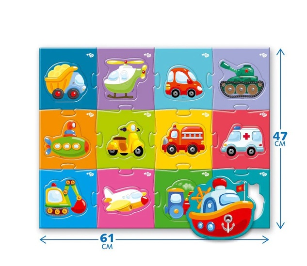 MAXI puzzle 24. Vozila (61*47 cm)