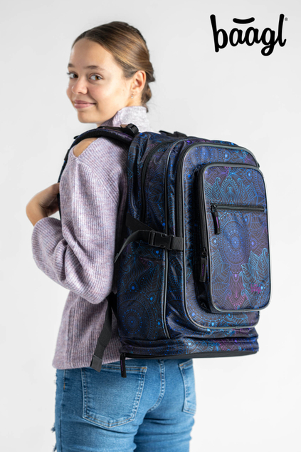 BAAGL SADA 3 Kubik Zen: Rucksack, Waschbeutel, Tasche