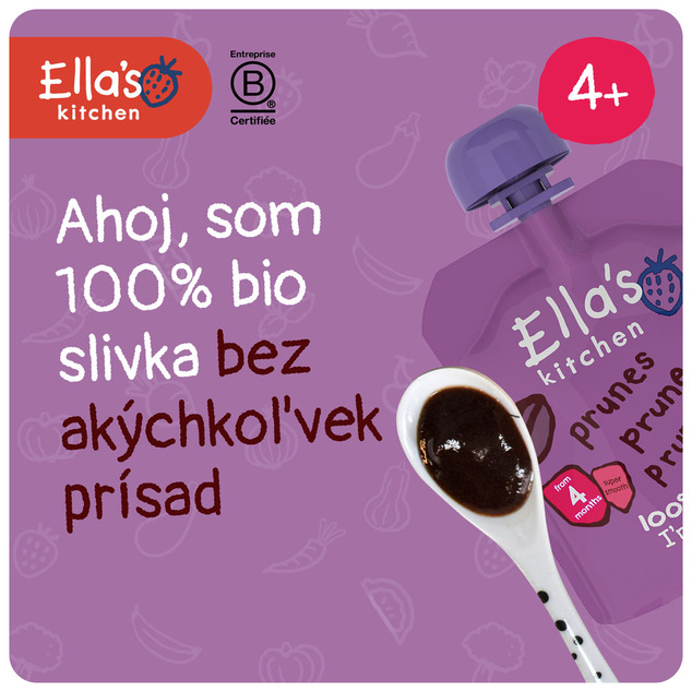 Ella's Kitchen BIO Slivková desiata (70 g)