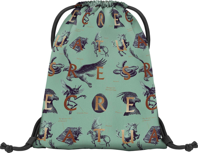 BAAGL SADA 3 Core Harry Potter Fantastische Tiere: Rucksack, Federmäppchen, Tasche