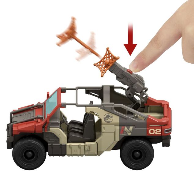 Jurassic World Super auto s vodičom a dinosaurom