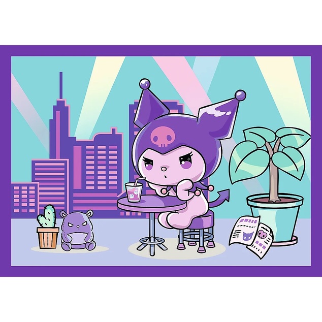 Trefl Puzzle 4v1 Deň s Kuromi / Hello Kitty