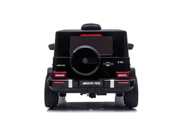Elektrické autíčko Mercedes G63 12V, čierne, Jednomiestné sedadlo, Lítiová batéria
