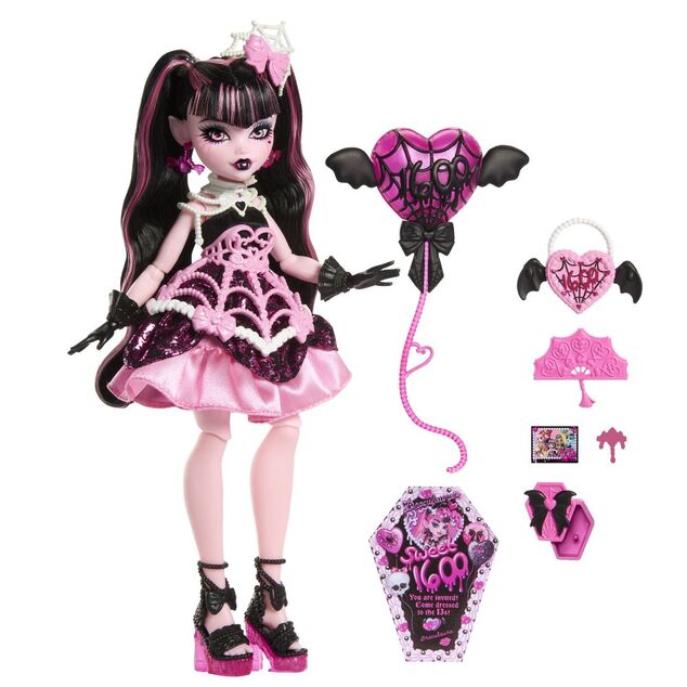 Mattel Monster High Bábika desivo sladká oslava - DracuLaura