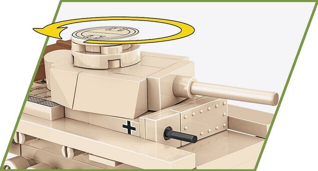 Cobi Panzer III Ausf L, 1:72, 80 k