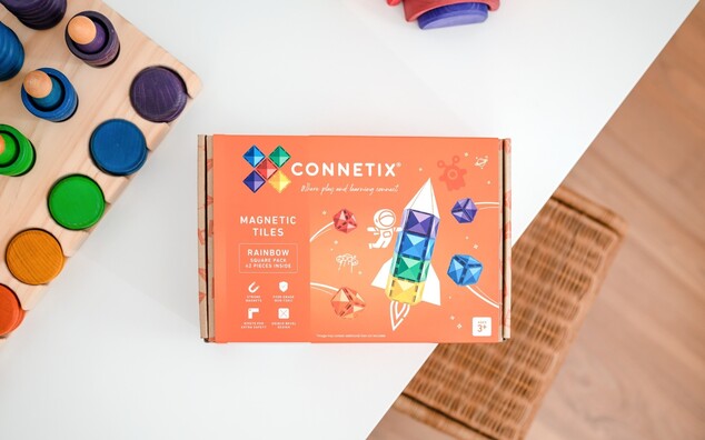 CONNETIX® Rainbow Square Pack magnetická stavebnica 42 ks