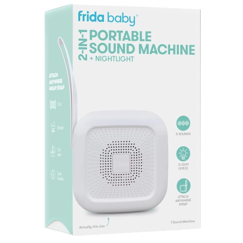 Fridababy 2-v-1 Prenosný uspávač s nočným svetlom
