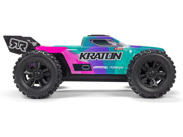 Arrma Mini Kraton 3S DSC BLX 1:16 4WD RTR turkizna/roza