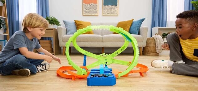 Mattel Hot Wheels Stunt-Tracks Hypersphere Crash