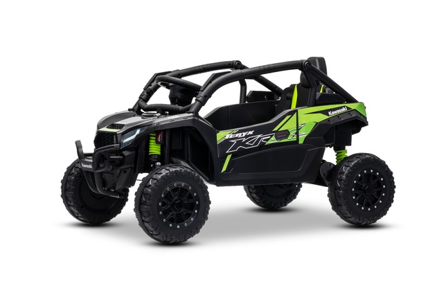 Elektrické autíčko Kawasaki TERYX KRX 1000 12V, čierne, jednomiestne, odpružená zadná nápr