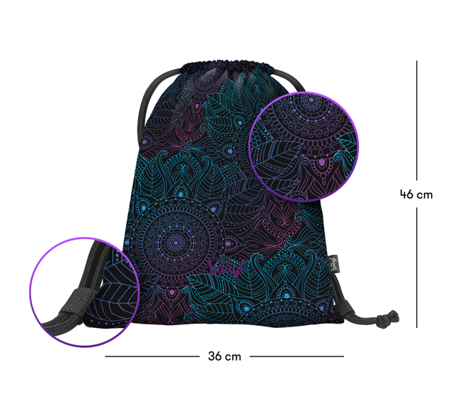 BAAGL SADA 3 Kubik Zen: Rucksack, Waschbeutel, Tasche