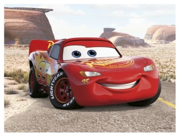 Drevené licenčné kocky Cars: Jazda – 12 kociek